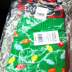 Woof Sz M Dog Sweater NWT